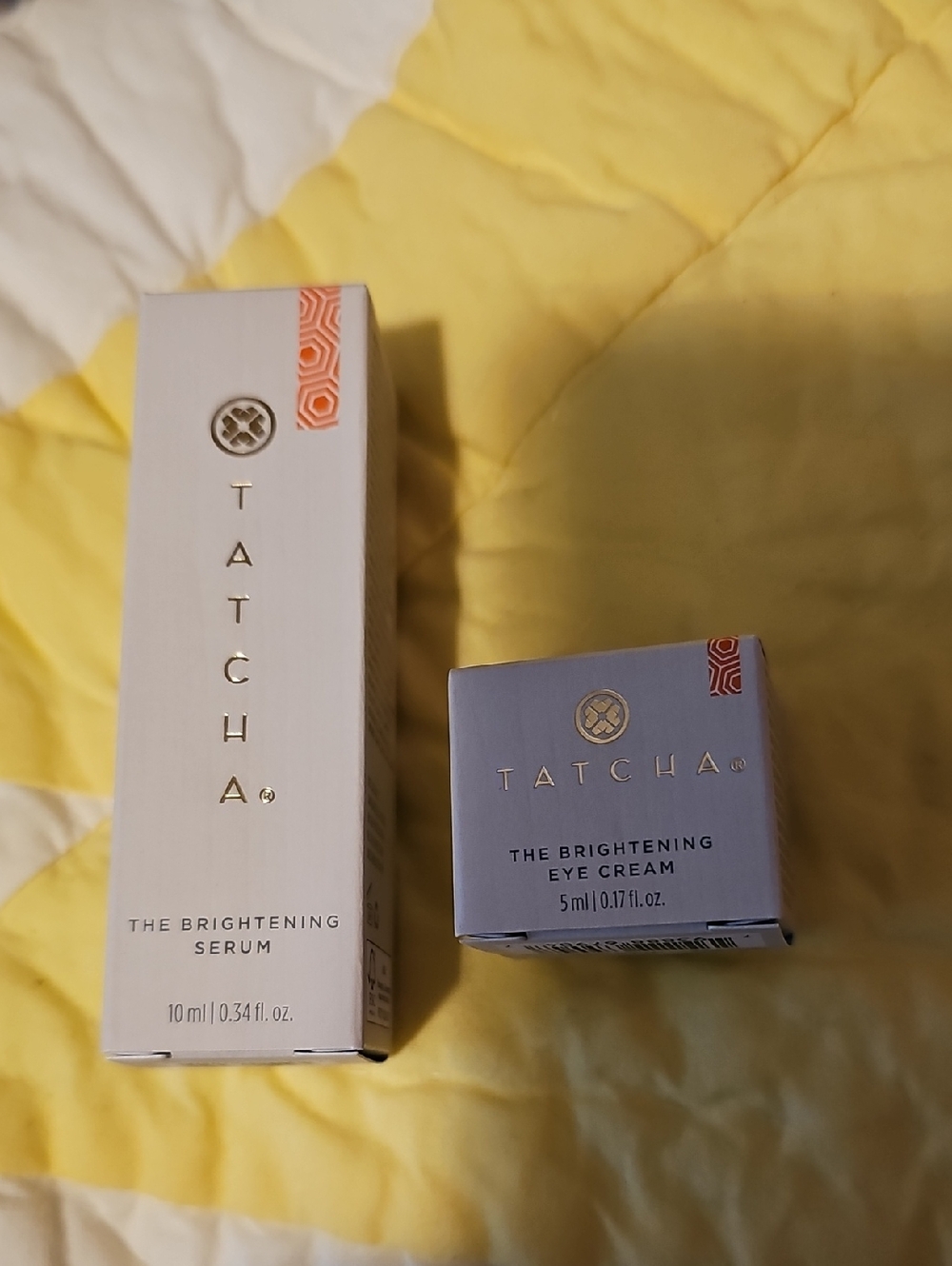 Tatcha Brightening Eye Cream & Serum Duo - Mini Size
